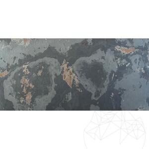 Flexibler Schiefer SKIN Ultra-Flex 2mm - Herbst Rustikal, 185 x 61 cm| Stein für Wände, Möbel, Fassaden
