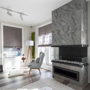 Flexibler Schiefer SKIN Ultra-Flex 2mm - Herbstweiß, 240 x 90 cm| Stein für Wände, Möbel, Fassaden und Nassbereiche