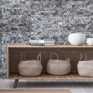 Flexibles Marmor SKIN Paneel Express - Brasilien Weiß, 60x15 cm, selbstklebend 3M für Innenverkleidungen Möbel, Wände