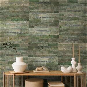 Flexibles Marmor SKIN Paneel Express - Rain Forest Green, 60x15 cm, selbstklebend 3M für Innenverkleidungen Möbel