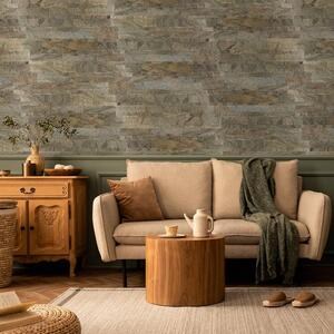 Flexibles Schiefer SKIN Paneel Express - Jeera Grün, 60x15 cm | Ideal für Außen- und Innenverkleidungen