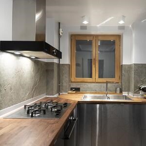 Flexibler Schiefer SKIN Ultra-Flex 2mm - Jeera Grün, 280 x 125 cm | Stein für Wände, Möbel, Fassaden und Nassbereiche