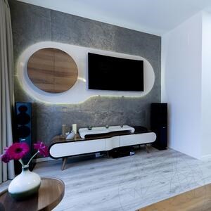 Flexible Slate SKIN Ultra-Flex 2mm - Silver SHINE, 210 x 105 cm | Stein für Wände, Möbel, Fassaden und Nassbereiche