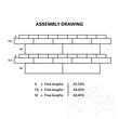 Verblender Classic Puzzle Travertin Gespalten 2.1 cm