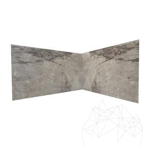 Marmorplatte Silver Roots Poliert, 2 cm