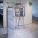Sockel aus Calacatta-Marmor 33 x 33 x 122 cm