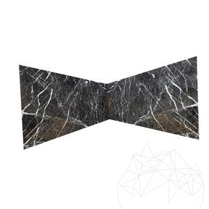 Spinne Schwarz Polierte Marmorplatte 2 cm