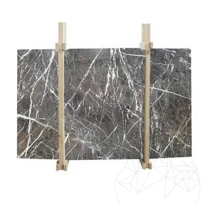 Spinne Schwarz Polierte Marmorplatte 2 cm