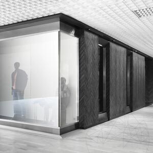 Splendor Black Oblique Design, 280 x 25 x 2 CM