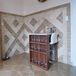 Latte Tumbled PREMIUM Travertin 10 x 10 x 1,2 cm
