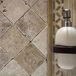 Latte Tumbled PREMIUM Travertin 10 x 10 x 1,2 cm