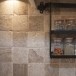 Latte Tumbled PREMIUM Travertin 10 x 10 x 1,2 cm