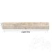 Mehrfarbiger Splitface Travertin 7,5 cm x FL x 2,2 cm