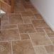 Noce Cross Cut Gebürsteter und gemeißelter Travertin mit französischem Muster, 1,2 cm