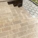 Noce Kreuzschliff Travertin gebürstet und gemeißelt 30,5 x 15,2 x 3 cm