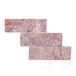Roter Opium Travertin Splitface 5 cm x FL x 2cm Sonderanfertigung