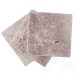 Rotes Opium Kreuzschliff getrommelter Travertin 10 x 10 x 1 cm