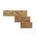 Gelber Splitface Travertin 7,62 cm x FL x 2,1 cm