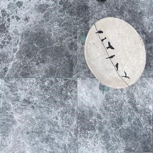 Tundra dunkel polierter Marmor, 60 x 60 x 2 cm