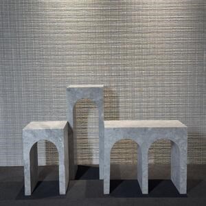 Archy Couchtisch aus grauem Marmor Tundra