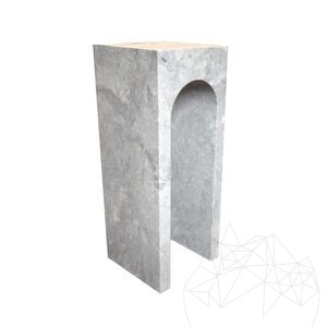 Tundra Grau Marmor Archy Kleine Konsole