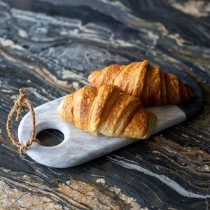 Bicolor Marble Pastry Board, 35 x 15 x 2 cm