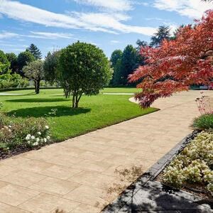 Sinterstein L'ALTRA PIETRA Di Vals Beige, 40 X 80 X 2 cm, R11 - Rutschfest für den Außenbereich