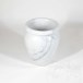 Roma Vase aus weißem Marmor 30 x 25 x 25 cm