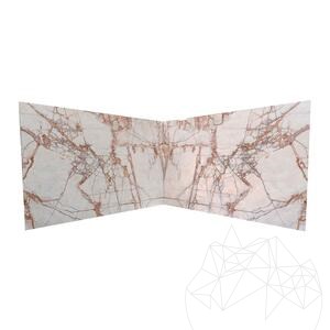 Marmorplatte Victoria Pink Poliert, 2 cm