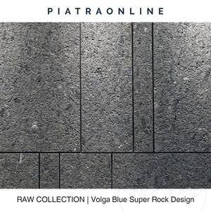 Volga Blue Super Rock Design Platte 3CM