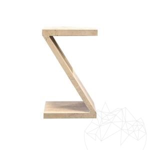 Ziggy Beistelltisch | Klassischer Travertin
