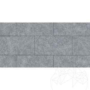 Sinterstein L'ALTRA PIETRA Colosseo Gletcher Grau, 120 X 40 X 2 cm, R11 - Rutschfest für den Außenbereich