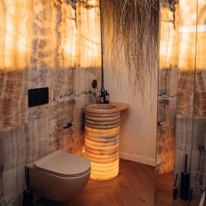 Tiger Onyx polierte Marmorplatte 2 cm