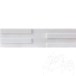 Polierter Marmor Arctic White Wandverkleidungsplatte 15 x 60 cm