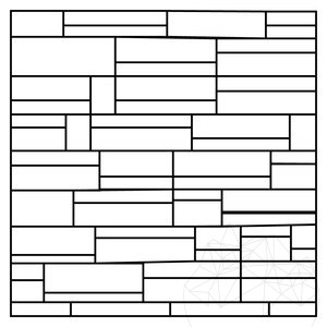 Wandverkleidungsplatte aus Multi-Schiefer, 15 x 60 cm