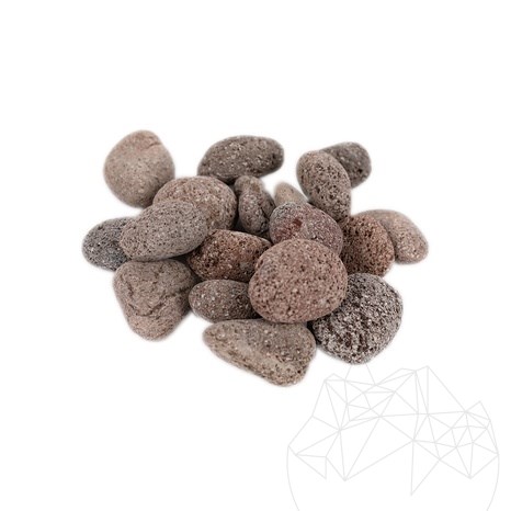 Lava Red Pebbles Beutel 20 kg