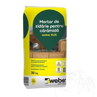 Weber KL15 30 Kg - Grauer Teer für Mauerwerk