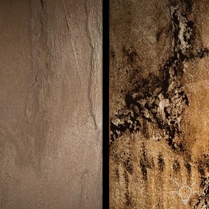 Transluzenter flexibler Schiefer SKIN 2mm - Auburn, 210 x 105 cm | Umgebungsbeleuchtung, Innen & Außen