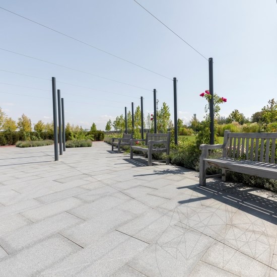 Padang dunkel geflammter Granit 60 x 30 x 1,5 cm