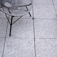 Granitplatten Leopard White Geflammt 60 x 60 x 6 cm 