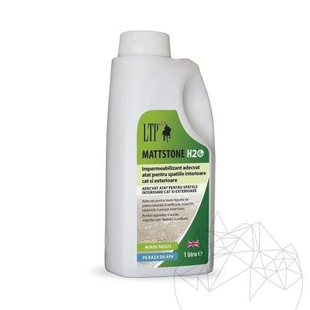 LTP Profesional Mattstone H20, ECO-Versiegelung für Naturstein (neutrale Versiegelung auf Wasserbasis), 1 L