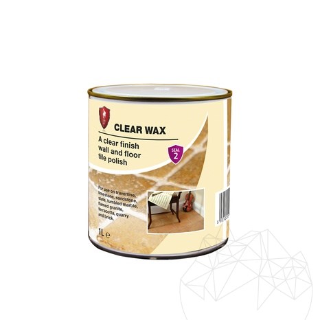 LTP Profesional Clear Wax, Wachs zum Polieren von Naturstein-, Ziegel- und Terrakottaoberflächen, 1 L