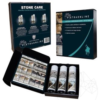 LTP Stone Care Kit - Alles in einem Pflegeset für Kamine und Arbeitsplatten aus Stein (reinigt, versiegelt und pflegt)