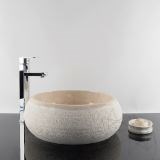 Waschbecken für das Badezimmer - Bursa Beige Marmor RS-24