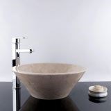 Badezimmer Waschbecken - Hellbeiger Marmor RS 8