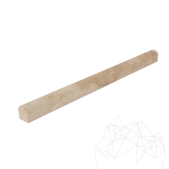 Klassische Travertin-Leiste M1, 2 x 2 x 30,5 cm