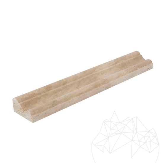 Klassischer Travertin M17 Leiste 2.5 x 5 x 30.5 cm