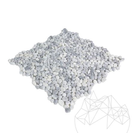 Small Ice Tumbled Pebbles Mosaik