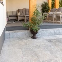 Tundra Grau Sandgestrahlter Marmor 61 x 30.5 x 1.5 cm