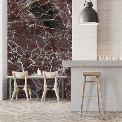 Marmorfliesen Rosso Levanto Poliert 60 x 30 x 2 cm